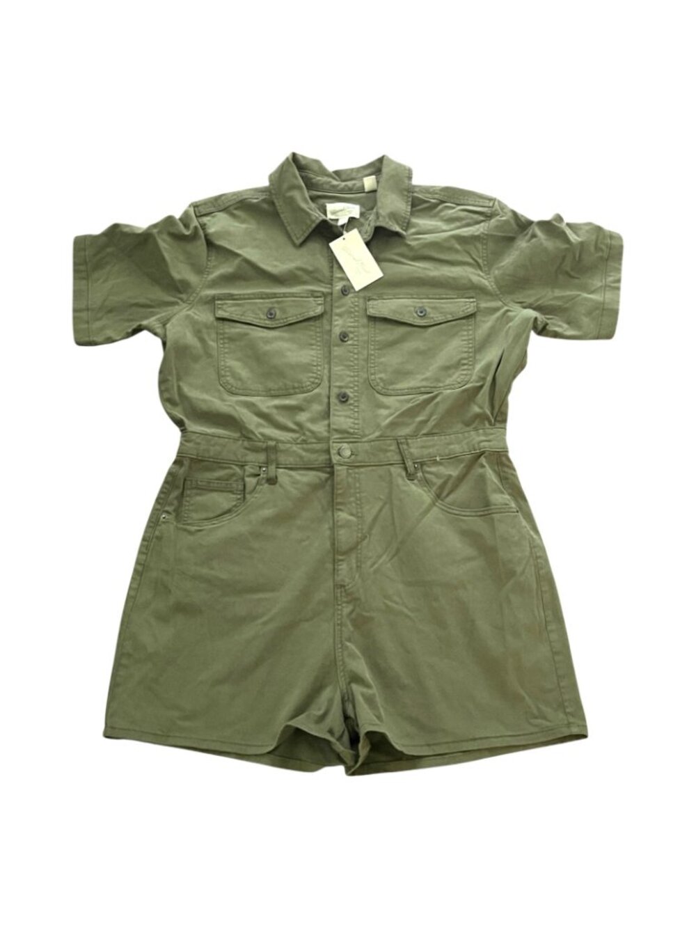 Universal Thread Olive Green Romper - Women's Size 16 - NEW with Tags - Picture 4 of 4
